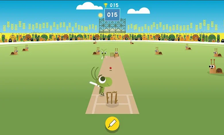 google doodle cricket