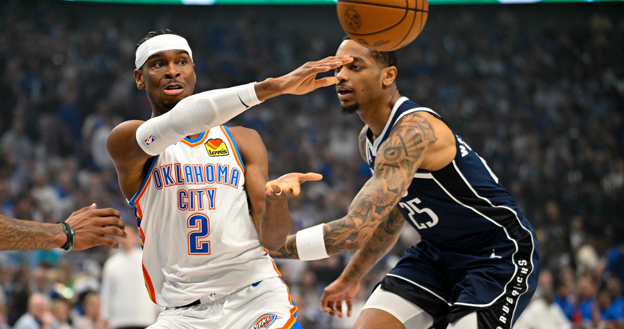 okc thunder vs dallas mavericks match player stats