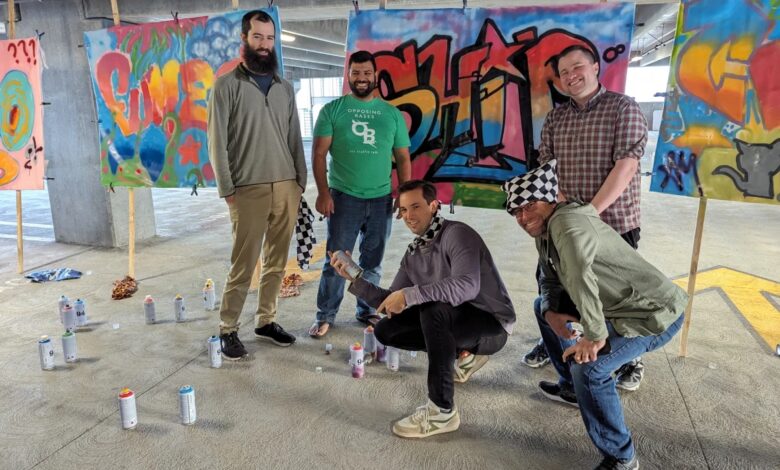 Graffiti Gun is the creative team building leader in graffiti workshops